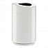 Open Top Round Waste Receptacle, 30 gal, Steel, White (9920WH)