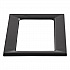 Mixx Recycling Center Lid, 9.87w x 19.87d x 0.62h, Black (9450BL)
