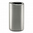 Open Top Oval Waste Receptacle, 14 gal, Steel, Silver (9921SL)
