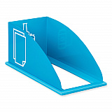 Mixx Recycling Center Lid, Topper Style, 9.87w x 19.87d x 0.62h, Blue (9449BU)