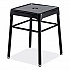 Steel GuestBistro Stool, Backless, Supports Up to 250 lb, 18