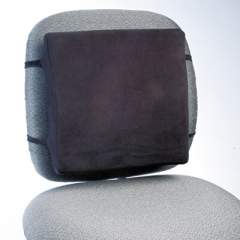 Rubbermaid Commercial Back Perch Backrest with Fleece Cover, 13 x 2.75 x 12.5, Black (91060CT)