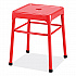 Steel GuestBistro Stool, Backless, Supports Up to 250 lb, 18