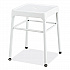 Steel GuestBistro Stool, Backless, Supports Up to 250 lb, 18