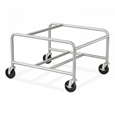 Sled Base Stack Chair Cart, Metal, 500 lb Capacity, 23.5