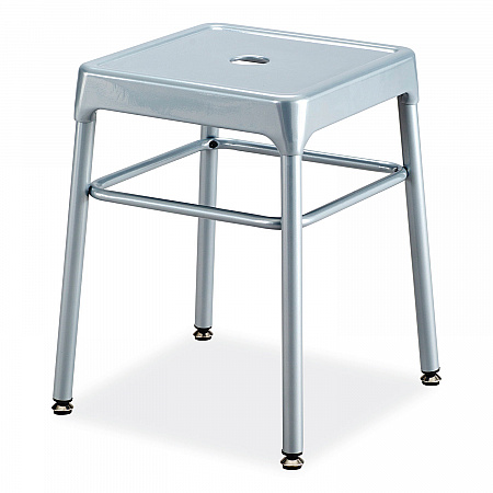 Steel GuestBistro Stool, Backless, Supports Up to 250 lb, 18