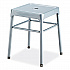Steel GuestBistro Stool, Backless, Supports Up to 250 lb, 18