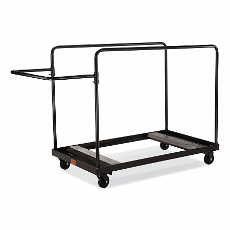 Folding Table Dolly for Round Tables, 660 lb Capacity, 40.5 x 28 x 61.5, Brown (DY71R)
