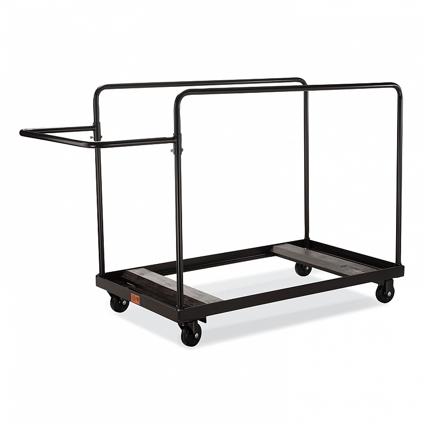 Folding Table Dolly for Round Tables, 660 lb Capacity, 40.5 x 28 x 61.5, Brown (DY71R)