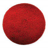 EZ CARE Heavy Duty Scrub Pad, 13" Diameter, Red/Gray, 5/Carton (311174)