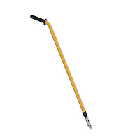 HYGEN Quick-Connect Ergo Adjustable Handle, 48" to 72", Black/Yellow (Q760)