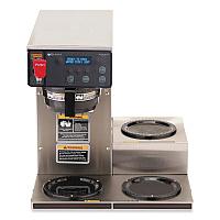 Axiom 15-3 12-Cup Low Profile Automatic Coffee Brewer, Gray/Stainless Steel (387000002)