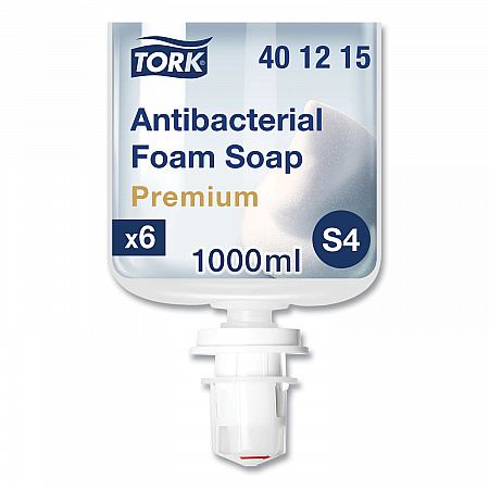 Premium Antibacterial Foam Soap Refill, Unscented, 1 L, 6/Carton (401815)