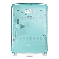 Washstation Dispenser, 12.56 x 10.57 x 18.09, Aqua/White (651220)