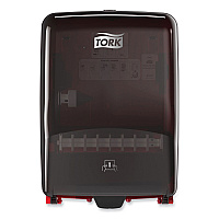 Washstation Dispenser, 12.56 x 10.57 x 18.09, Red/Smoke (651228)