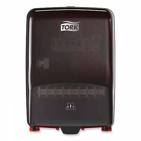 Washstation Dispenser, 12.56 x 10.57 x 18.09, Red/Smoke (651228)