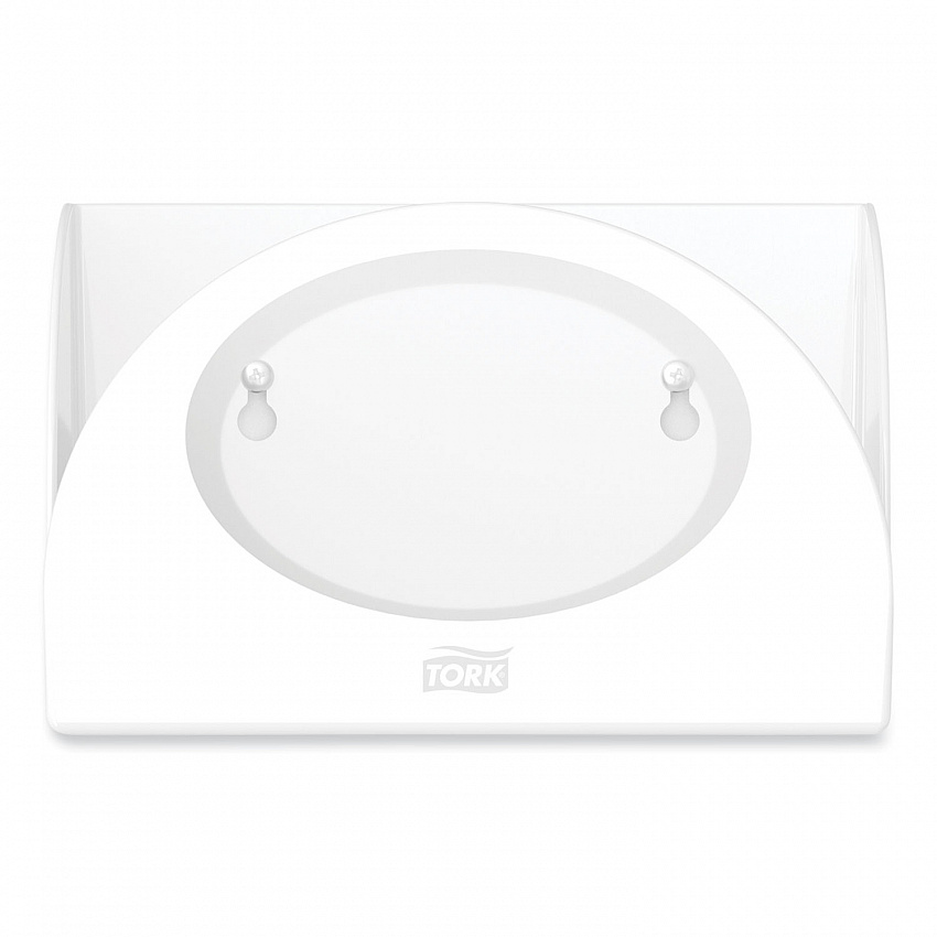 Small Bracket Wiper Dispenser, 8.42 x 4.22 x 5.74, White (655300)