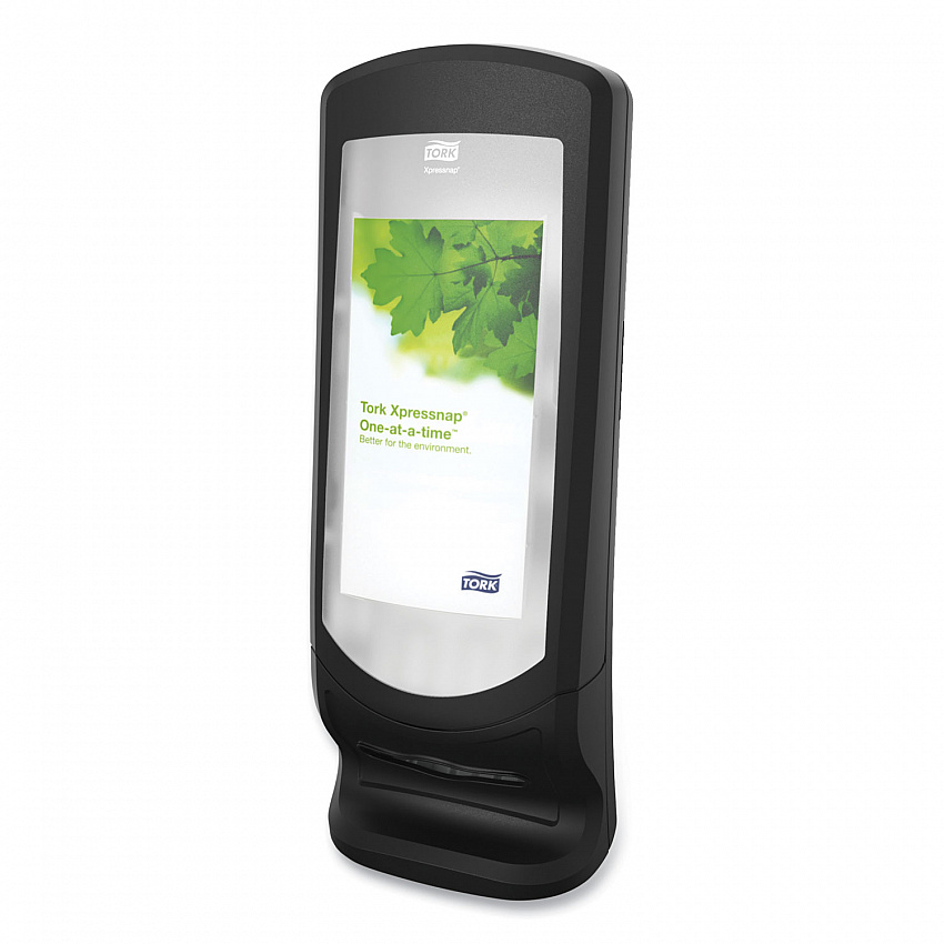 Xpressnap Stand Napkin Dispenser, 9.25 x 9.25 x 24.5, Black (6332000)