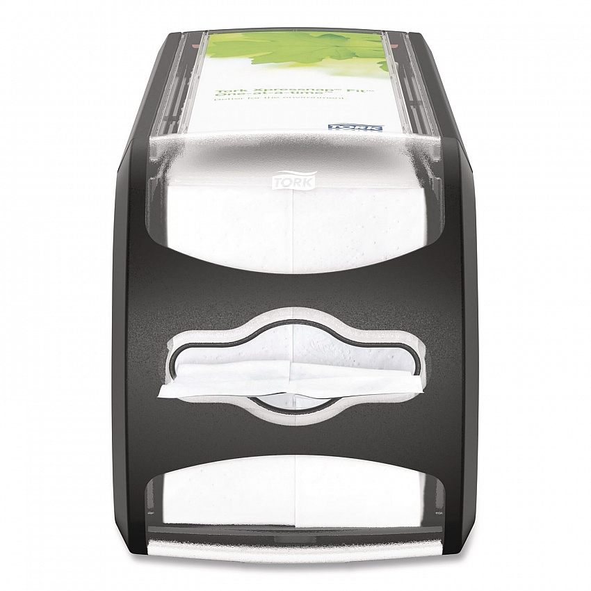 Xpressnap Fit Napkin Dispenser, Countertop, 4.8 x 12.8 x 5.6, Black (7432000)