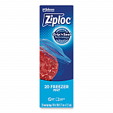 Zipper Freezer Bags, 16 oz, 7" x 5", Clear, 240/Carton (314443)