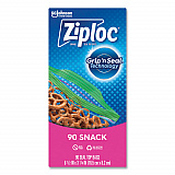 Seal Top Snack Bags, Snack, 6.5" x 3.25", Clear, 90 Bags/Box, 12 Boxes/Carton (383215)