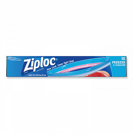 Zipper Freezer Bags, 2 gal, 13