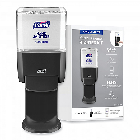 Advanced Hand Sanitizer Foam ES4 Starter Kit, 1,200 mL, Graphite (50531GFS)