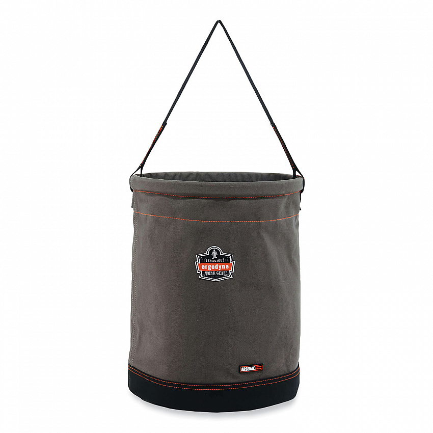 Arsenal 5935 Extra-Large Web Handle Canvas Hoist Bucket, 150 lb, Gray (14935)
