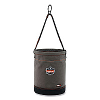 Arsenal 5960 Canvas Hoist Bucket with D-Rings, 150 lb, Gray (14960)