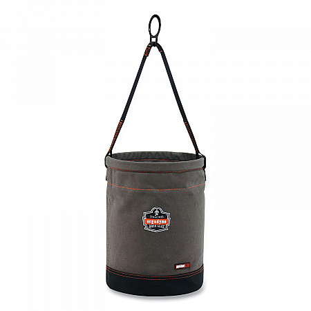 Arsenal 5960 Canvas Hoist Bucket with D-Rings, 150 lb, Gray (14960)