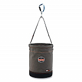 Arsenal 5940 Swiveling Carabiner Canvas Hoist Bucket, 150 lb, Gray (14940)