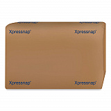 Xpressnap Interfold Dispenser Napkins, 1-Ply, Bag-Pack, 13 x 8.5, Natural, 500/Pack, 12 Packs/Carton (DX906E)