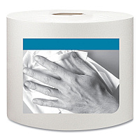 Paper Wiper Plus, 9.8 x 15.2, White, 300/Roll, 2 Rolls/Carton (192128)