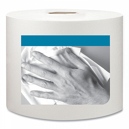 Paper Wiper Plus, 9.8 x 15.2, White, 300/Roll, 2 Rolls/Carton (192128)