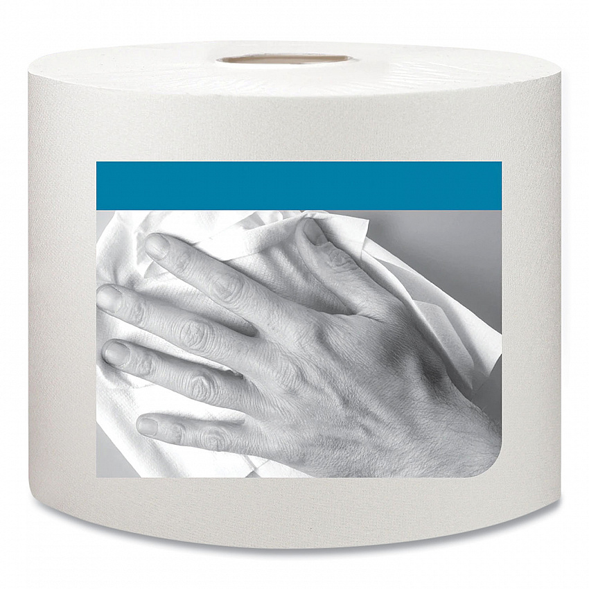 Paper Wiper Plus, 9.8 x 15.2, White, 300/Roll, 2 Rolls/Carton (192128)
