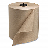 Matic Hardwound Roll Towel, 1-Ply, 7.7" x 700 ft, Natural, 857/Roll, 6 Rolls/Carton (290088)
