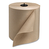 Matic Hardwound Roll Towel, 1-Ply, 7.7" x 700 ft, Natural, 857/Roll, 6 Rolls/Carton (290088)