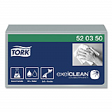Industrial Cleaning Cloths, 1-Ply, 12.6 x 15.16, Gray, 55/Pack, 8 Packs/Carton (520350)