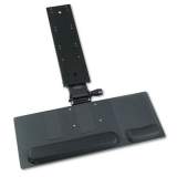 Safco Ergo-Comfort Articulating Keyboard/Mouse Platform, 28w x 11.75d, Black Granite (2137)