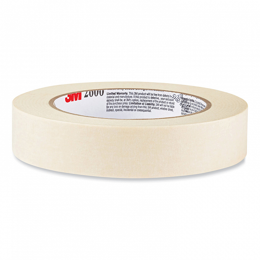 Economy Masking Tape, 3" Core, 0.94" x 60.1 yds, Tan (260024A)