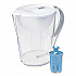 Pacifica Pitcher with Longlast+ Filter, 10 Cups, White/Clear (36515)