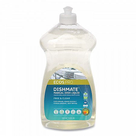 Dishmate Manual Dish Liquid, Unscented, 25 oz Bottle (PL97216EA)