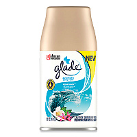 Automatic Air Freshener, Aqua Waves, 6.2 oz Spray Can, 4/Carton (325078)
