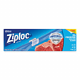 Slider Freezer Bags, 1 gal, 9.5" x 2.63" x 10.56", Clear, 24/Box (316485)