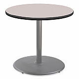 Cafe Table, 36" Diameter x 30h, Round Top/Base, Gray Nebula Top, Gray Base (CG13636RD1GY)