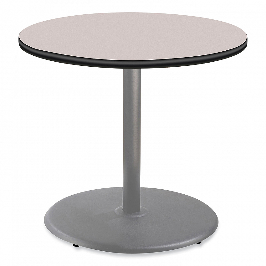 Cafe Table, 36" Diameter x 30h, Round Top/Base, Gray Nebula Top, Gray Base (CG13636RD1GY)