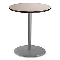 Cafe Table, 36" Diameter x 42h, Round Top/Base, Gray Nebula Top, Gray Base (CG13636RB1GY)