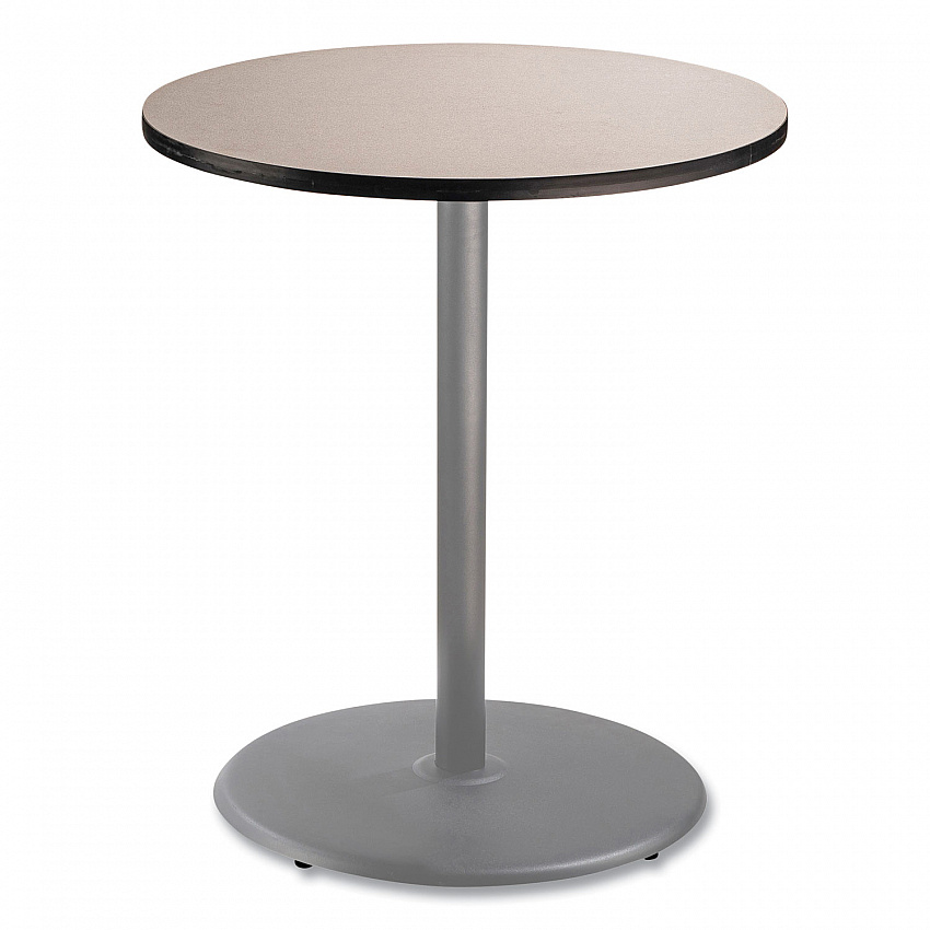 Cafe Table, 36" Diameter x 42h, Round Top/Base, Gray Nebula Top, Gray Base (CG13636RB1GY)