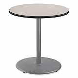 Cafe Table, 36" Diameter x 36h, Round Top/Base, Gray Nebula Top, Gray Base (CG13636RC1GY)