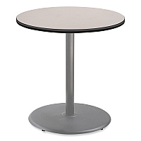 Cafe Table, 36" Diameter x 36h, Round Top/Base, Gray Nebula Top, Gray Base (CG13636RC1GY)